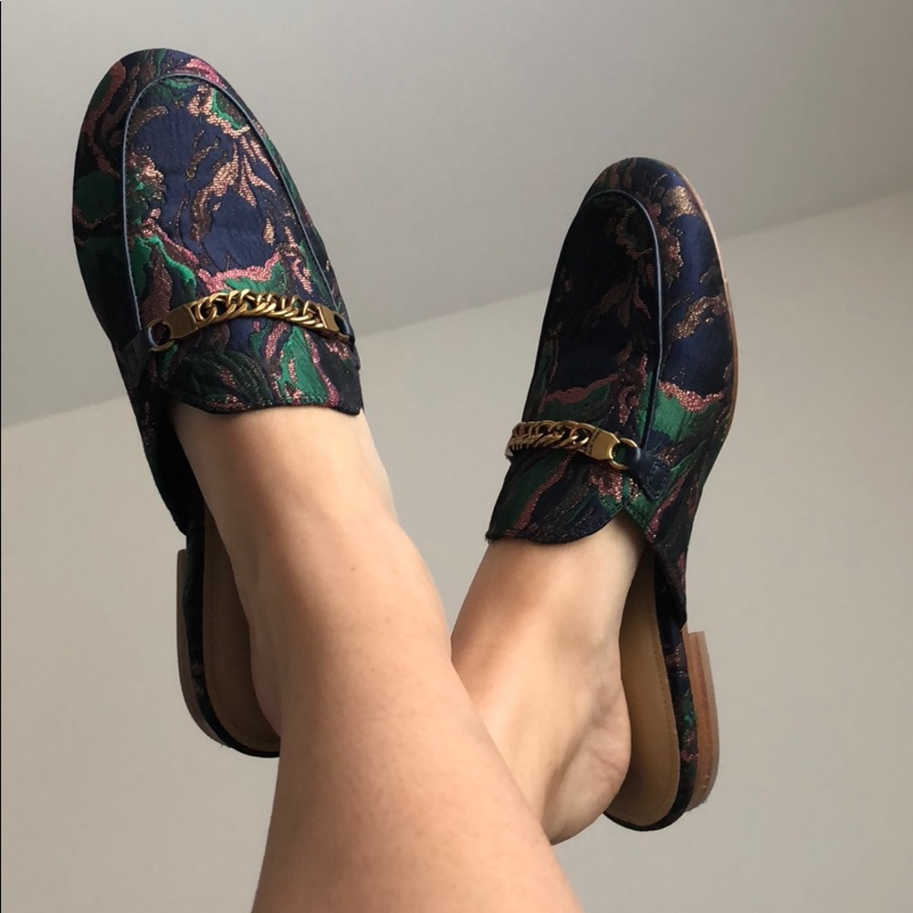 Marc Fisher pop of color slip on loafers